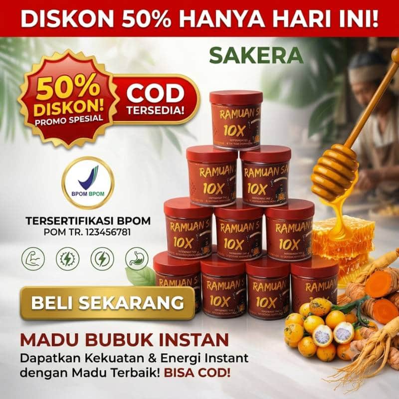 Sakera Ramuan Madu Bubuk